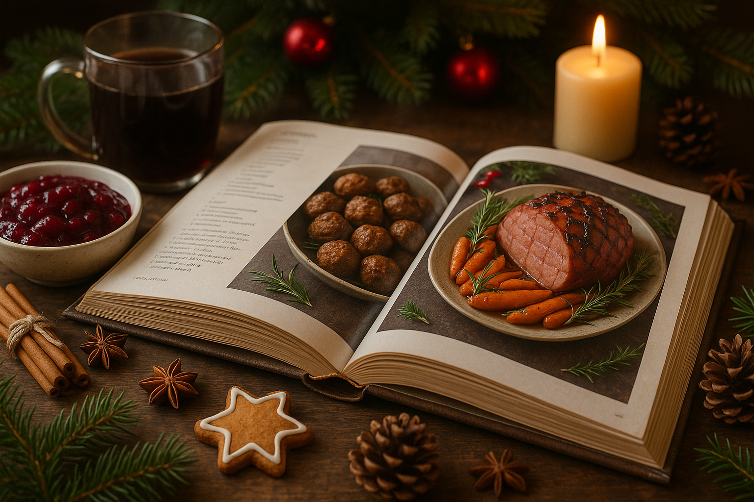 julmat recept - Illustration